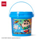 
Deli Crayon Shin-shiba 12-color barrel ultra-light clay children's toys birthday gift plasticine color clay clay