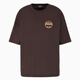 ARMANI/ARMANI EA7 Herren trendy locker und modisch, ungezwungenes Kurzärärmel-T-Shirt 7M000081 AF12874 Gelb Großgröße U7036 2xl