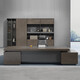 Fu Kexuan boss desk president desk simple modern single manager executive desk office boss desk and chair combination 2.0 meters luxury double cabinet
