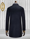 Ding bronze manteau masculin mi-longueur de couleur unie de couleur unie à couleurs de couleur masculine de la laine de laine d'âge moyen manteau masculin en laine de laine de jeunesse masculine de style coréen coréen coaguler masculin manteau cachemire cachemire des vêtements d'hiver masculins bleu marine 80337-79 190