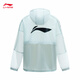 Li Ning quick-drying cool sun protection clothes for men and women in summer ice silk breathable cool feeling ultra-thin quick-drying sports jacket sun protection clothes Mint green 831-1 M