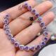 Feiyu tanzanite bracelet for women s925 silver inlaid with pure electric sapphire classic love bracelet high-end temperament jewelry