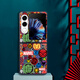 Xiao Jiejiang chose Nubia flip2 mobile phone case Nubia Flip2 mobile phone case Nubia leather pattern painted new NX724J folding screen anti-fall European and American puzzle TY-Trademark collection Nubia Flip2 [Leather pattern large hole]