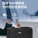 Deli Deli Paper Shredder pour Office Commercial Niveau 5 Secret Crushable Card Crusher Granular Silent Crusher 9904 8 Images 10 minutes Deli 9904 Black