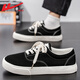 Huili Men's Shoes Canvas Shoes Men's 2025 Spring and Summer Nuevos zapatos versátiles versátiles zapatos de mesa para hombres.
