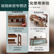 三栖虎长条桌子靠墙窄桌子长方形办公桌双人书桌家用实木腿办公电脑桌 基础款深胡桃色12040cm
