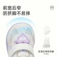 
Tylanis 101 spring baby step front shoes boys and girls baby anti-slip soft sole toddler crawling stand shoes white/purple 19