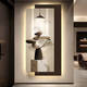 Yonghuan Modern Light Luxury Entrance Coremeraint Praising Простая светодиодная лампа висит напротив двери 2025 Новая роспись T12350 50*100 см. Плагируемое индукция человеческого тела Индукция ультрафиолета +