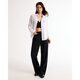 
ABERCROMBIE / FITCH [Oxford Shirt] Women's Spring and Autumn Classic Little Elk Temperament Commuter Long Sleeve Shirt KI140-3618 White Black Label M (165/96A)