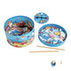 Hape Ocean Rescue Niños Juguetes de educación temprana Juegos de escritorio Games de pesca Boys and Girls Regalos 1-2-3 años Música de pesca colorida 16 piezas