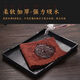 Fantasy high-end tea cloth absorbent and thickened tea towel Kung Fu tea set towel coffee table tea 30*30cm coffee color 6 times absorbent 2 pieces