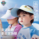 
Wangwang team made great contributions to children's hat sun protection hat lightweight empty top hat UV sun protection hat outdoor baseball cap pink P0114
