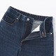 Muji (Muji) Frauen Kapok Mix Denim Shorts Frauenhose 25-jähriges Sommer Neues Produkt Denim Rejuvenation Frauenkleidung BE1VKA5S Blue L (165/70a)