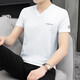 T-shirt à manches à manches courtes de haute qualité Summer de haute qualité NOUVEAUX minces à manches minces de minces minces blancs Q693 M 90-100jin [Jin est égal à 0,5 kg]