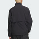 Adidas veste masculine 2025 printemps Nouvelles vêtements de sport tissé stand en support respirant veste de haut en haut KC3894 KC3892 Black / White M