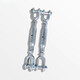 XMSJ Deutsch Standard Drahtseil Tubuläre Blütenkorb Schraube Spanner DIN1478 geschlossener Körper Blüten Orchideen Blumenröhrchen Blütenkorb Bolt 1478 M16*170 mm Körperlänge Rohrkörper