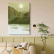 Rizhao Jinshan Sala de estar Decoración Pintura de paisaje Textura Pintura colgante Corredor Corredor Pintura de piso Sofá Muro de pared de 193321 70*100