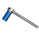 Jingling (jingling) manga mágica llave de llave de llave de llaga multifuncional set de manga eléctrica combinación herramienta de reparación de casas rápidas manga universal de manga universal de 719 mm varilla de taladro plateado