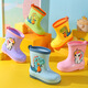 Mania kangaroo (Maniyadaishu) Детские дождевые ботинки Cartoon Cilent Princess Rain Boots Среднего размера детские сапоги для дождевых сапог плюс бархатный мальчик динозавр против скольжения туфли с водой -18# синий динозавр (без хлопка) 21 [внутренняя длина см]
