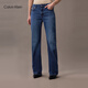 Calvin KleinJeans【凉感】25春夏新款女士美式复古ck宽松微喇牛仔裤47AB724 UN2-牛仔蓝 28