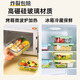Supor glass lunch box can be used for microwave heating for students' office workers with lid lunch box fresh-keeping partition bento bowl Nordic blue longevity 1050ml