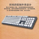 K845 Механическая клавиатура проводной пудинг Mahjong Crystal Белый высокопроизводительный офис E-Sports Games