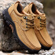
Camel dynamic men's shoes, big-toe leather shoes, genuine leather outdoor sports and casual work shoes, thick sole non-slip middle-aged dad's shoes, 6198 brown 38 leather shoes size
