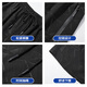 JEANSWEST shorts men's summer ice silk breathable men's casual sports five-point trend large size beach pants black XL