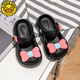 G.Duck niños Little Yellow Duck Eva Girls Slippers Summer Girls Anti-Slip Sandals use lindos zapatos de agujero para niños de larga duración.
