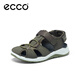 ECCO Sandals Children's Shoes Summer Children's Versatile Baotou Outer Sandals Full Speed 710632 Army Green 71063255894 27