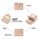 
TAOMICMIC new women's stone pattern short wallet simple two-fold foldable zipper multi-card leather black Y9227
