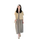 
Ziweiqi summer short-sleeved suit jacket retro plaid dress two-piece set women's trend 9720 cream yellow jacket [single piece] M Recommended 100 Jin [Jin equals 0.5 kg] below
