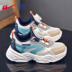 
Warrior (Warrior) children's shoes boys' sneakers summer mesh breathable campus white shoes WZ (CL)-1049 meters/blue/grey 30