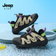 Jeep jeep Chaussures de sport pour enfants de style de printemps pour hommes Chaussures filles ivoire blanc / obsidien noir 30