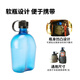 乐基因（nalgene）运动塑料水杯随手杯进口水壶军训大容量便携式扁形户外健身防漏 1777-9905墨绿色（黑鹰） 1000ml