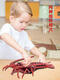 Remote Control Crayfish Mantis Simulation Electronic Pet Animal Children's Fun Moving Toys for Boys and Girls Classic Version-Remote Control Centipede Black Model 9901+ Screws Upgraded Version Comes with 24 Electronics