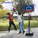 
Decathlon basketball stand can lift basketball frame children's home leisure basketball stand can store mobile shots-5497327