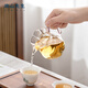 Mr. Nanshan Kungfu tea set accessories heat-resistant glass male cup Chinese tea divider tea ceremony accessories flower center glass fair cup flower center glass fair cup_transparent
