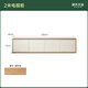 Genji Muyu solid wood TV cabinet modern back panel detachable white storage storage cabinet integrated log floor-standing TV cabinet 2m