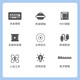 Logitech [Haipi Kitten] K845 Keyboard mécanique Gamiage Keyboard Office Clavier de bureau en taille réelle Backlight E-Sports Poulet Keyboard Moa High Ball Keycap K845 Tea Shaft-Haipi Kitten