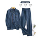 Yalu Bingsi pajamas men's spring and autumn long sleeve thin 2023 new internet celebrity cool feeling plus size home clothing set 01Q1098 L men-