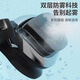 You swimming goggles swimming cap HD anti-fog waterproof earplug nose clip glasses swimming goggles five-piece set Z6615 electroplated black flat light
