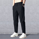 Semir spring and autumn trousers men's casual pants summer thin new trendy sports pants loose autumn style black boxer 3XL
