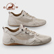 Ram Chaussures pour hommes pour l'été Chaussures décontractées pour hommes respirants pour une semelle douce confortable Chaussures en maille creux de sport extérieur pour hommes Couleur de sable 42