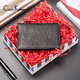 CAELIx26KELEIE men's card holder ultra-thin genuine card holder business card holder multi-card slot bank card holder mini small card holder K519 black
