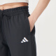 阿迪达斯 （adidas）女装运动套装25夏新款舒适透气简约短袖T恤梭织运动长裤 两件套 JM8803+JZ2174 L
