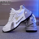 
Baofeilua brand sports shoes men's shoes 2025 spring and summer new casual shoes men's versatile dad's shoes inside height-enhancing shoes men black and gold 6666M [leather surface] height-enhancing style 41