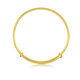 Liuguifu Schmuck Gold Armband Glossy Gold Armband Einstellbares Goldarmband Frauen BZ1349 14.60G