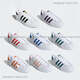 Adidas Superstar Adidas Herren- und Frauenschuhe, Clover Shell Zeh Dreck Orange Casual Shoes EF9249 Weiß Orange EF9249 37