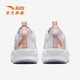 ANTA Children's Sandals Girls' Shoes 2026 Summer New Overbearing Frame Shoes Sports Shoes Baotou Beach Sandals Girls White/Yangxu Purple-6 33